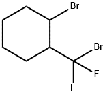 1-BROMO-2-(BROMODIFLUOROMETHYL)CYCLOHEXANE 구조식 이미지