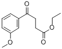 ETHYL 4-(3-METHOXYPHENYL)-4-OXOBUTYRATE Structure