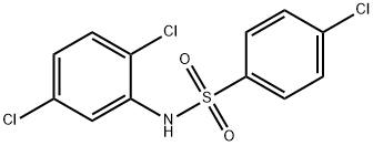 4-클로로-N-(2,5-디클로로페닐)벤젠술폰아미드 구조식 이미지