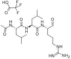 LEUPEPTIN TRIFLUOROACETATE SALT 구조식 이미지