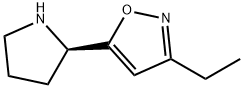 이속사졸,3-에틸-5-(2-피롤리디닐)-,(R)-(9CI) 구조식 이미지