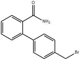 4'-(Bromomethyl)biphenyl-2-carboxamide Structure