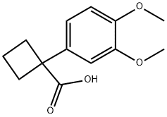 1-(3,4-DIMETHOXYPHENYL)CYCLOBUTANECARBOXYLIC ACID Structure