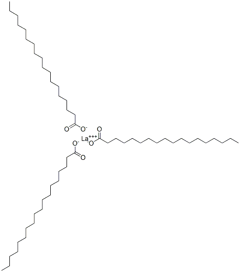 lanthanum(3+) stearate Structure