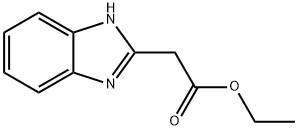 (1H-BENZOIMIDAZOL-2-YL)-아세트산에틸에스테르 구조식 이미지