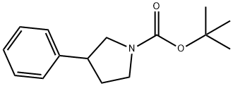 1-BOC-3-PHENYL-PYRROLIDINE
 Structure