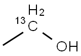 에틸-1-13C알코올 구조식 이미지
