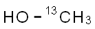 METHANOL-13C 구조식 이미지