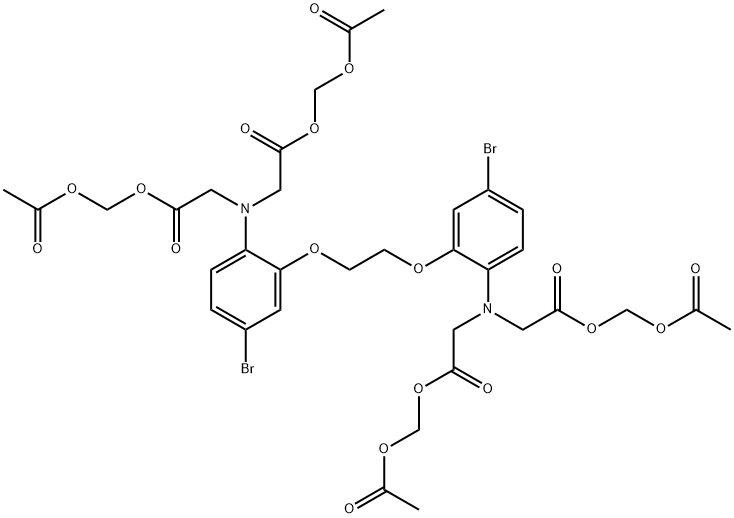 5,5'-DIBROMO BAPTA AM Structure