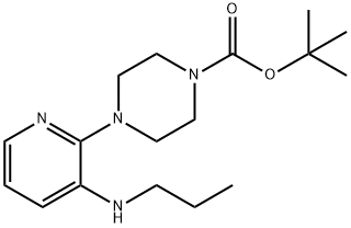 1-((1,1-DIMETHYLETHOXY)CARBONYL)-4-(3-(PROPYLAMINO)-2-PYRIDYL)-PIPERAZINE Structure