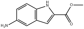 5-AMINO-2-INDOLECARBOXYLIC ACID METHYL ESTER Structure