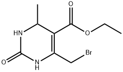 ETHYL 6-(BROMOMETHYL)-4-METHYL-2-OXO-1,2,3,4-TETRAHYDROPYRIMIDINE-5-CARBOXYLATE Structure