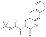 BOC-N-METHYL-D-2-NAPHTHYLALANINE Structure