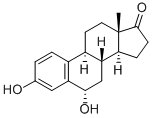 6alpha-Hydroxyestrone 구조식 이미지