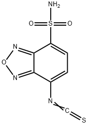 7-아미노설포닐-4-(2,1,3-벤족사디아졸릴)이소티오시아네이트 구조식 이미지