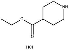 PIPERIDINE-4-CARBOXYLIC ACID ETHYL ESTER HYDROCHLORIDE Structure