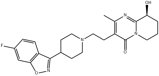 (S)-9-하이드록시리스페리돈 구조식 이미지