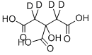 Citric Acid-2,2,4,4-d4 구조식 이미지
