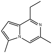 피롤로[1,2-a]피라진,1-에틸-3,6-디메틸-(9CI) 구조식 이미지