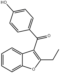 Benzarone Structure