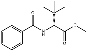 D-VALINE, N-BENZOYL-3-METHYL-, METHYL ESTER Structure