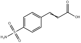 (2E)-3-[4-(AMINOSULFONYL)PHENYL]ACRYLIC ACID Structure