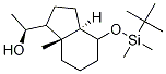 (1S)-1-((1S,3aR,7aR)-4-(tert-butyldiMethylsilyloxy)-7a-Methyloctahydro-1H-inden-1-yl)ethanol 구조식 이미지