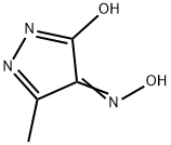 4H-Pyrazol-4-one,3-hydroxy-5-methyl-,oxime(9CI) Structure