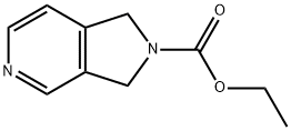 에틸1H-피롤로[3,4-c]피리딘-2(3H)-카르복실레이트 구조식 이미지