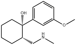(-)-N-Desmethyl Tramadol Structure