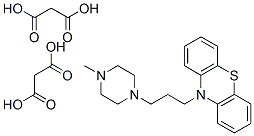 10-[3-(4-methylpiperazin-1-yl)propyl]-10H-phenothiazine dimalonate 구조식 이미지