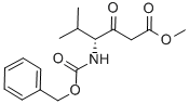 (R)-5-METHYL-3-OXO-4-(CBZ-AMINO)-HEXANOIC ACID METHYL ESTER Structure