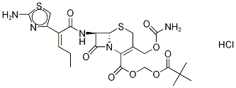 Cefcapene Pivoxil Hydrochloride Structure