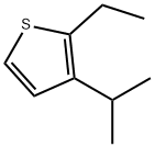 Thiophene, 2-ethyl-3-(1-methylethyl)- (9CI) Structure