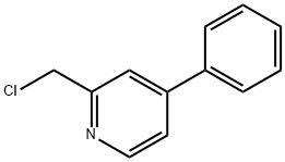 2-(CHLOROMETHYL)-4-PHENYLPYRIDINE Structure