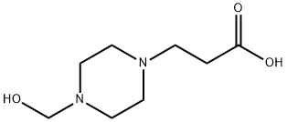 1-Piperazinepropanoicacid,4-(hydroxymethyl)-(9CI) Structure