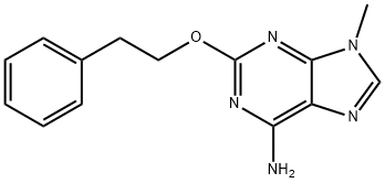 9-methyl-2-phenethyloxy-purin-6-amine Structure