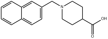 1-(2-NAPHTHALENYLMETHYL)-4-PIPERIDINECARBOXYLIC ACID Structure