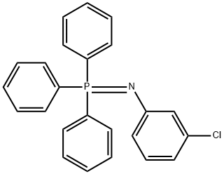 3-클로로-N-(트리페닐포스포라닐리덴)벤즈아민 구조식 이미지