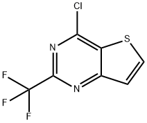 4-chloro-2-(trifluoromethyl)thieno[3,2-d]pyrimidine 구조식 이미지