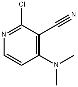 2-CHLORO-4-(DIMETHYLAMINO)NICOTINONITRILE Structure