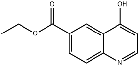 에틸4-히드록시퀴놀린-6-카르복실레이트 구조식 이미지