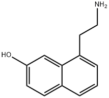 2-(7-Hydroxy-1-naphthyl)ethylaMine Structure
