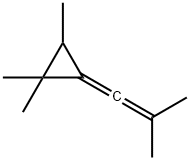 2-Methyl-1-(2,2,3-trimethylcyclopropylidene)-1-propene Structure