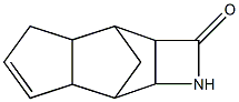 3,7-Methano-2H-indeno[5,6-b]azet-2-one,1,2a,3,3a,4,6a,7,7a-octahydro-,endo,exo-(8CI) 구조식 이미지