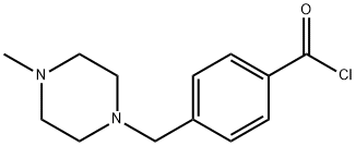 4-(4-Methylpiperazin-1-ylmethyl)benzoyl chloride Structure