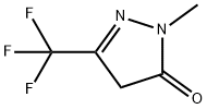 1-METHYL-3-TRIFLUOROMETHYL-2-PYRAZOLIN-5-ONE 구조식 이미지