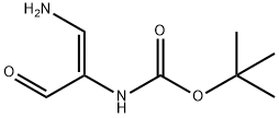 Carbamic acid, (2-amino-1-formylethenyl)-, 1,1-dimethylethyl ester, (E)- (9CI) Structure