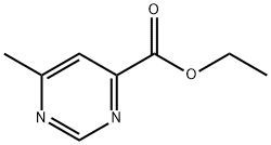 4-Pyrimidinecarboxylicacid,6-methyl-,ethylester(9CI) 구조식 이미지