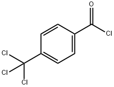 4-(trichloromethyl)benzoyl chloride  Structure